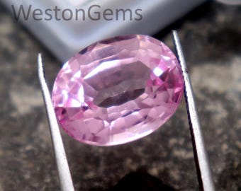 Natural Pink Spinel 11.9CTs Oval Cut Faceted Loose Pink Spinel Stone Gemstone High Clarity Jewelry Grade CGI Certified Spinel Jewelry Making