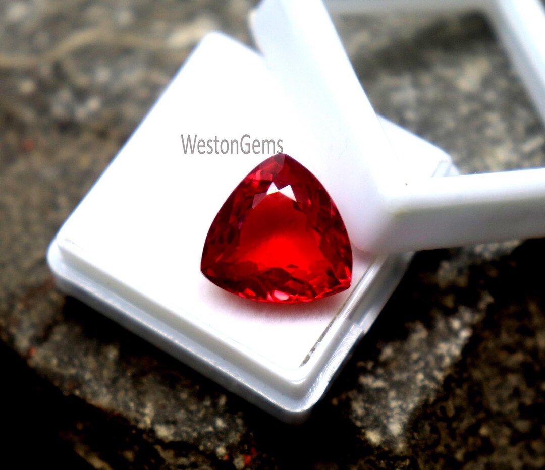 A Bleeding Ruby Natural Blood Red Ruby Loose Gemstone 11.1cts Unheated Untreated Ruby ...