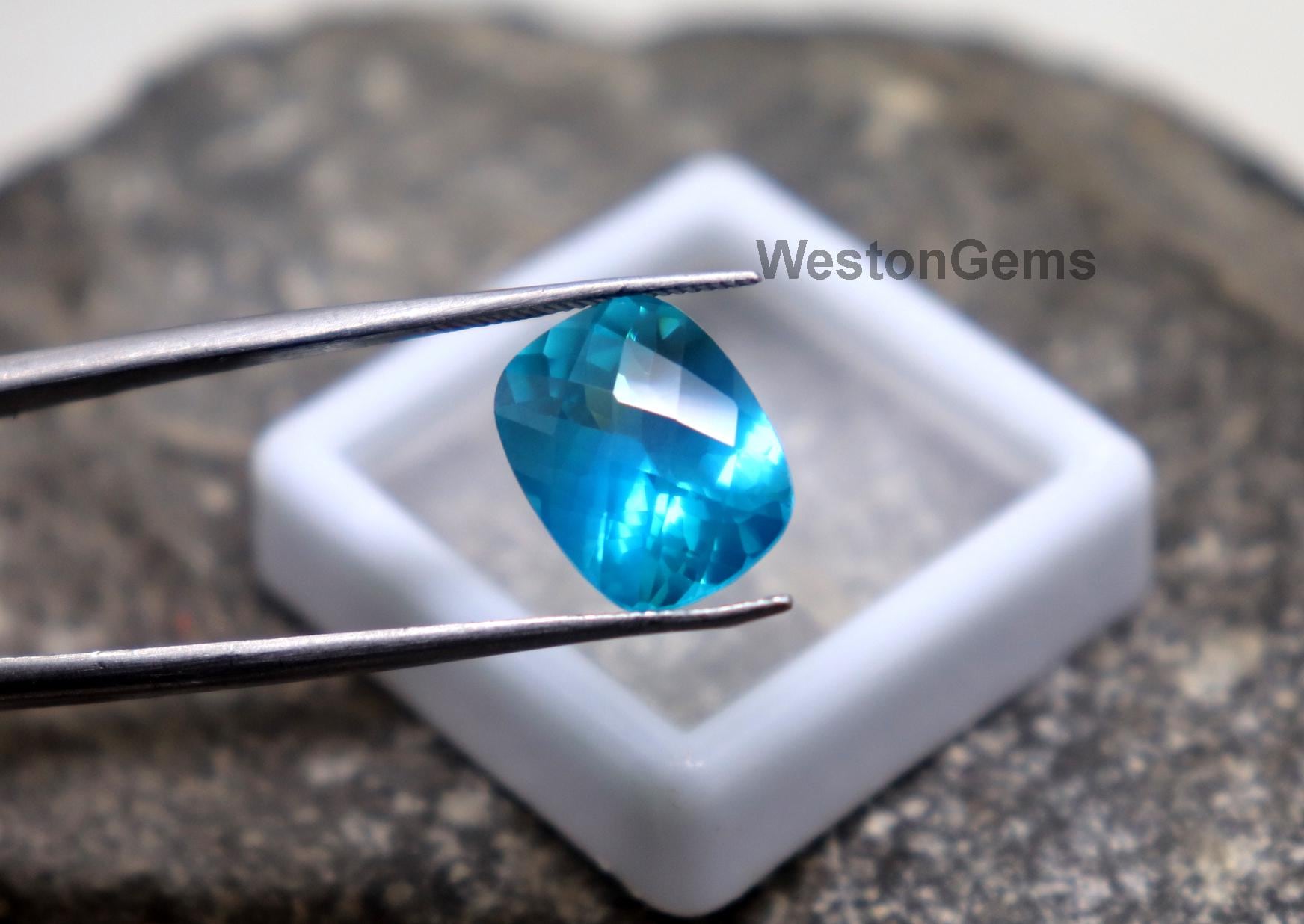 Certified 6.7CT Natural Bluish Grandidierite Loose Gemstone 