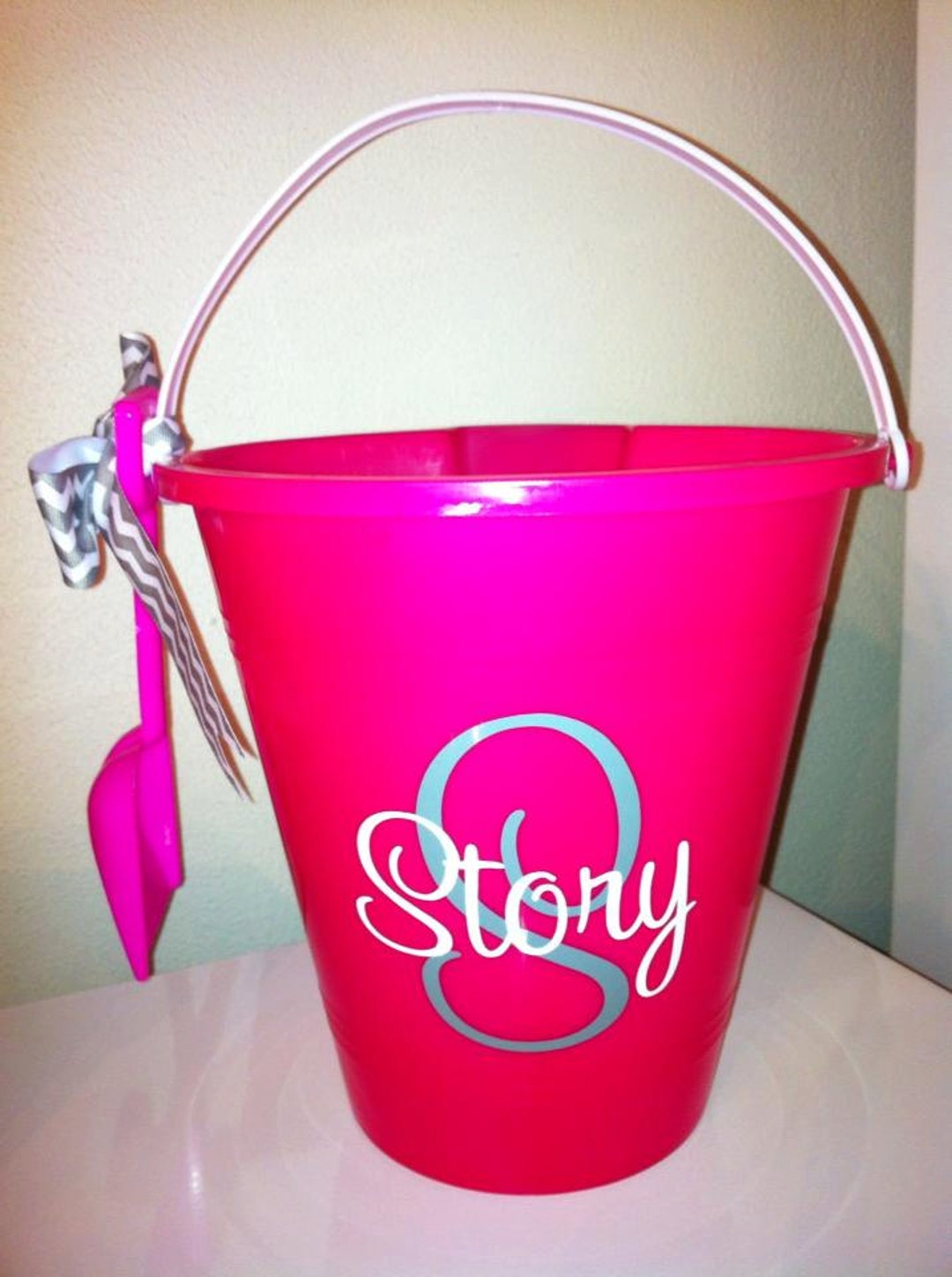 Personalized Sand Pail Party Favor Personalized Sand Etsy