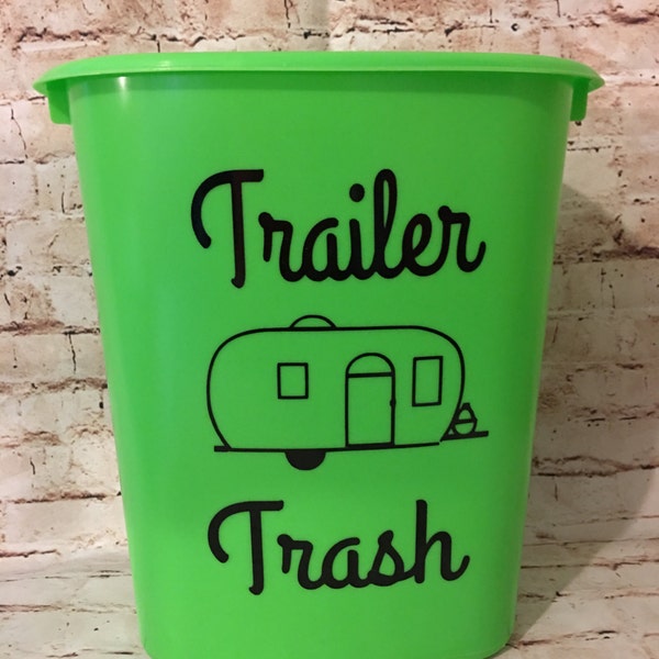 Trailer Trash Can - Etsy