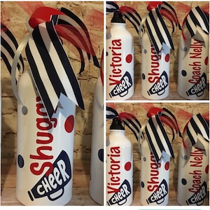 Personalized Cheer Water Bottles - Cheer Squad Gift - Cheerleader Gift - Team Gifts - Party Favors - Squad Gifts - Cheerleader - Cheer Party
