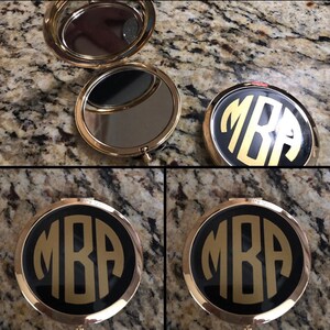 Compact Mirror - Beauty - Make Up Mirror - Bridesmaid Proposal Gift - Bridal Gift - Bachelorette Party Gift - Hostess Gift - Wedding