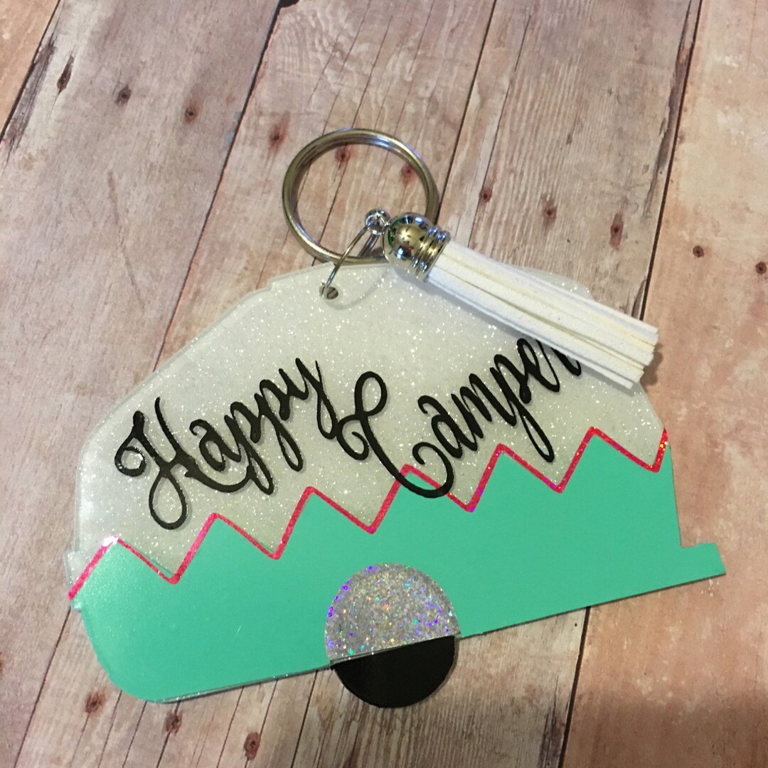 Personalized Camper Keychain RV Travel Trailer Mother's Day Gift Grandparents Gift Motorhome ...