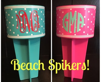 Personalized Beach Spiker - Beach Nik - Cell Phone Holder - Sunglass Holder - Destination Wedding - Beach Accessories - Mother's Day