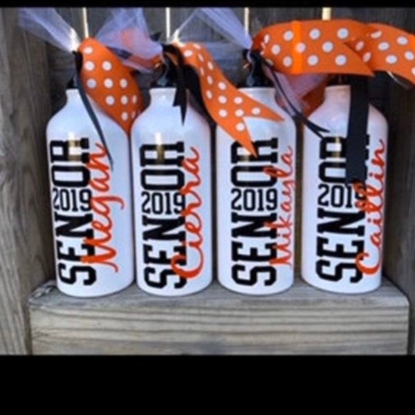 Senior Gifts - Personalized Water Bottles - Grad Gift - Graduation - High School Grad - College Grad - Senior 2023 - Student Gift