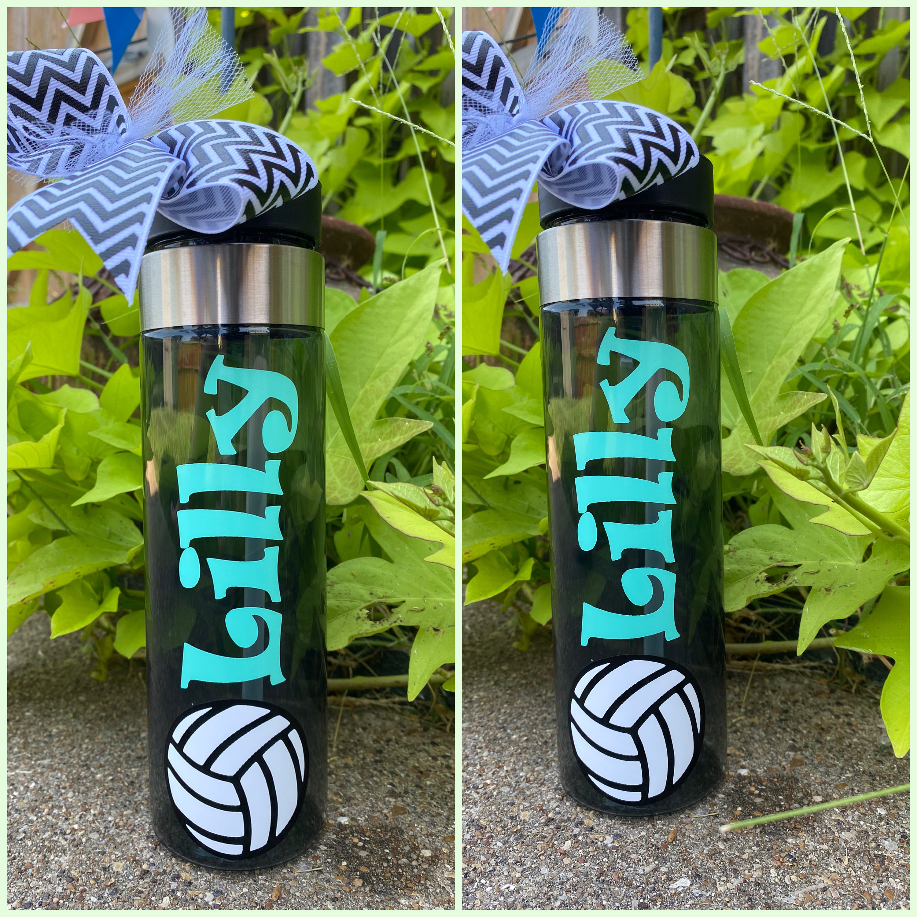 Sports Water Bottle Personalized, Sports Water Bottle, Volleyball, Dance,  Soccer, Cheer, Baseball, Team Water Bottles, Kids Christmas Gifts 