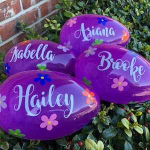 Personalized Jumbo Easter Eggs - Eggs - Egg Hunt - Easter Eggs - Ornaments - Easter Basket - Basket Stuffer - Easter Candy