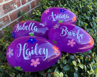 Personalized Jumbo Easter Eggs - Eggs - Egg Hunt - Easter Eggs - Ornaments - Easter Basket - Basket Stuffer - Easter Candy