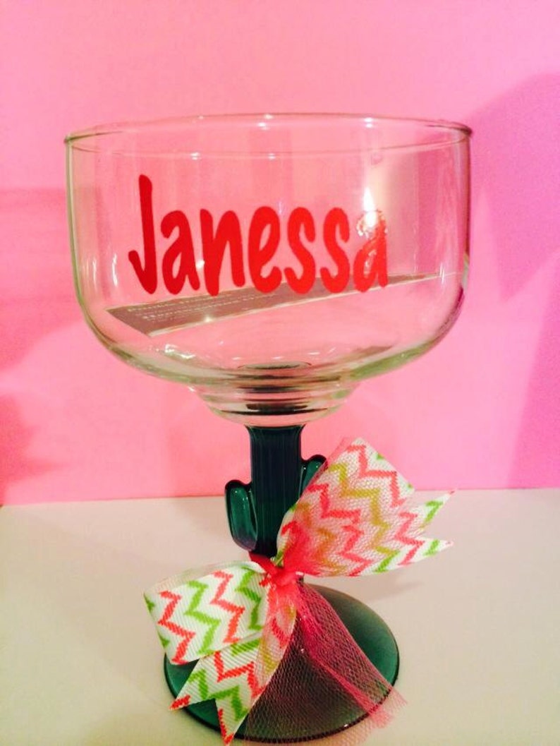 Personalized Margarita Glasses/Fiesta Etsy