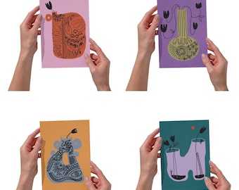 Illustration Vases Collection