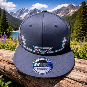 GRATEFUL Navy Blue Snap Back Hat