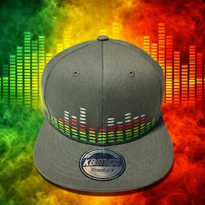 EQUALIZER REGGAE Green Snap Back Hat