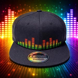 EQUALIZER Black Snap Back Hat