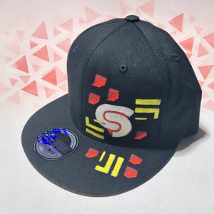 Sound Tribe Sector 9 Black Block Print Snap Back Hat