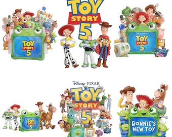 Story Friends Spielzeug Aquarell Bundle, Toy Story 5 Charaktere Bundle PNG, Woody Buzz Jessie Digital Clipart, Du hast einen Freund in mir png