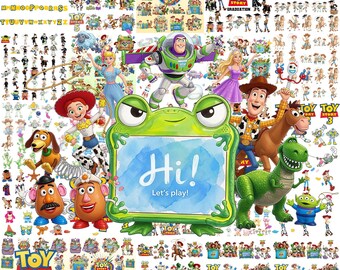 1300+ Toy Story 5 PNG Bundle, Buzz Lightjahre, Woody Jessie PNG, Spielzeug Geschichte Geburtstag Shirt Design, Spielzeug Geschichte Clipart, Sofort Download