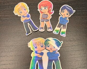 Cute manga vinyl stickers