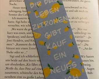 cute bookmarks lemons or books