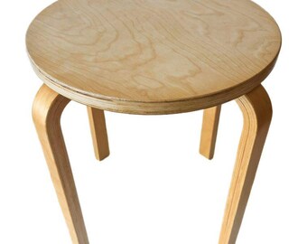 Vintage IKEA Frosta Stool – 1990s Bentwood Birch Stool