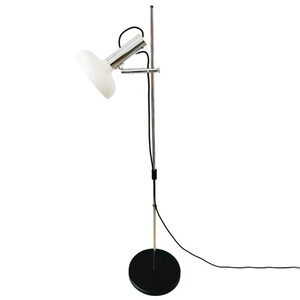 Mid-century verstelbare vloerlamp chroom 1960&#39;s