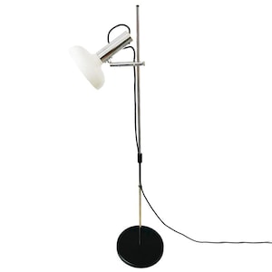 Verstellbare Stehlampe aus der Mitte des 20. Jahrhunderts, Chrom, 1960er Jahre