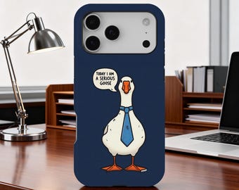 Silly Goose Phone Case, Meme Secret Goose Phone Cases Fit for iPhone 17 16 15 14 13 12 11 Pro Max, Samsung S25 S24, Funny Animal Lover Gifts