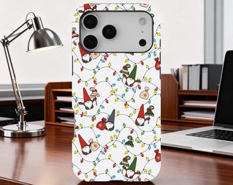 Roligt julskal för mobilen, sött julljusmönster, festligt julklappsskal för iPhone 17 16 15 14 13 12 11 Pro Max, Samsung S25