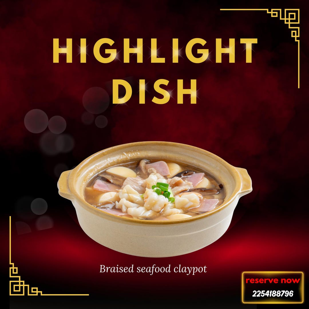Highlight Promotion Chinese Restaurant Highlight Dish Flyer Template: Asian Food Promotion ...
