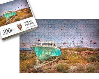 500 Piece Jigsaw Puzzle | The Derelict Boat | Livingstone Puzzles | NEW | Made In USA