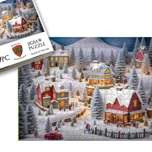 Jigsaw Puzzle | 500 Pieces | Our Little Town | Livingstone Puzzles | NEW | Made In USA