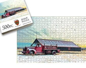 500 Piece Jigsaw Puzzle | Shaniko Wool Barn | Livingstone Puzzles | NEW | Made In USA