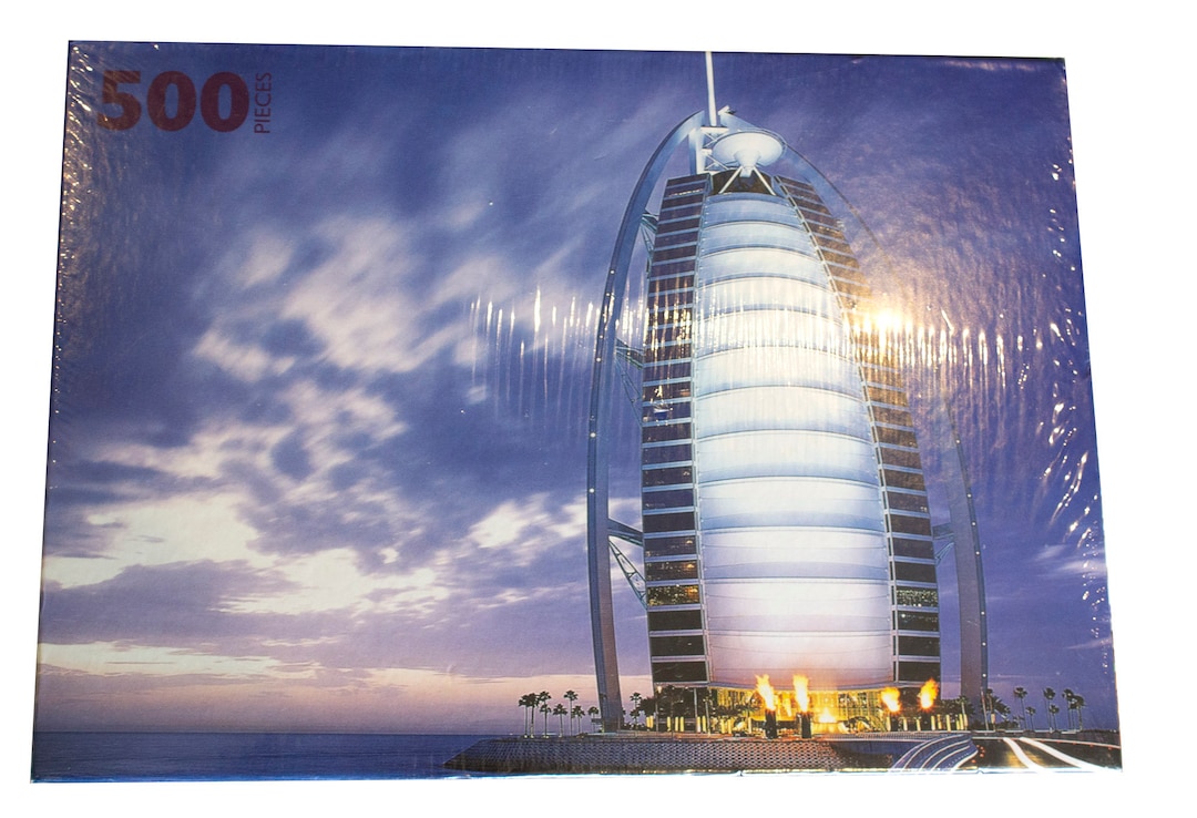 500 Piece Jigsaw Puzzle Burj Al Arabdubai Momentum NIB Combined
