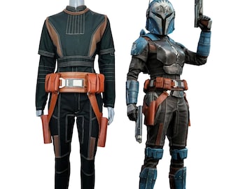 ボ＝カターン・クライズ フライトスーツ：マンダロリアン風女性用コスプレコスチューム