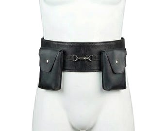 Handmade Leather Jedi Utility Belt – Star Wars Obi-Wan Kenobi Cosplay