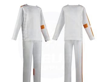 Andor Narkina 5 Prison Uniform Cosplay | Cassian Andor Inmate Costume Shirt Pants