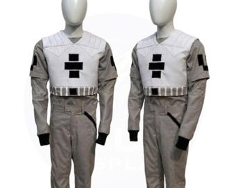 Star Wars Mandalorian Costume Prisoner Cosplay Suit Sci Fi Jumpsuit Outfit