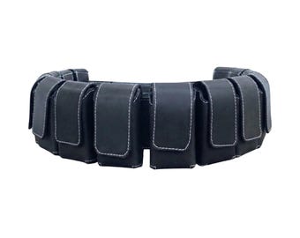Boba Fett – Mandalorian Star Wars Leather Utility Belt | Boba Fett Costume Pouch Belt