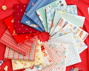 Purr Parade Fat Quarters, 16 Prints, Fabric Wonders by AGF Studio, Art Gallery Fabrics