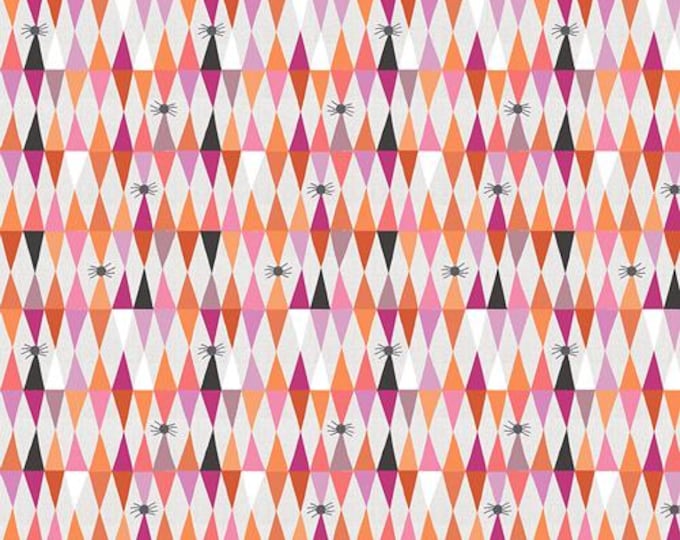 Enshadow Cotton Fabric by Katarina Roccella for Art Gallery Fabrics | Threadling Radiance | Halloween Cotton Quilting and Garment Fabric