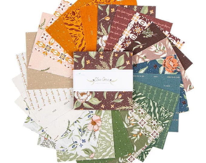 5" Stacker, Olive Grove by Amber Elliot for Riley Blake Designs