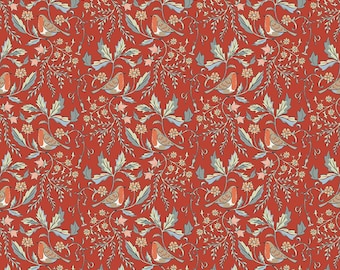 Ambleside Burnt Orange Main Quilting Cotton Fabric by Amanda Niederhauser for Riley Blake Designs, C17110-BURNTORANGE