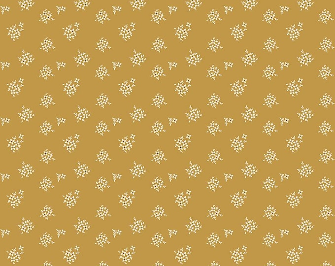 Renew Ditsy Gold Quilting Cotton Fabric by Sandy Gervais for Riley Blake Designs, C17287-GOLD