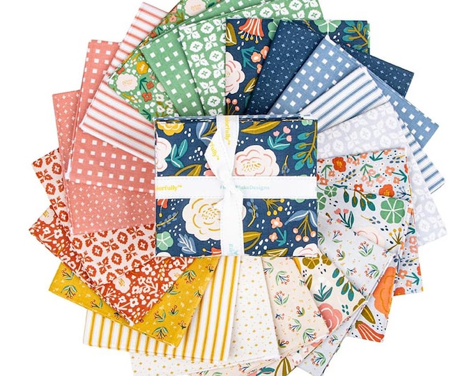 Featured listing image: Ivy Reese Fat Quarters: 241-Piece Cotton Fabric Collection by Deena Rutter for Riley Blake Designs