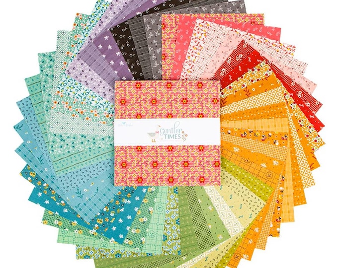 Featured listing image: PREORDER: 10" Stacker, Gentler Times by Lori Holt for Riley Blake Designs