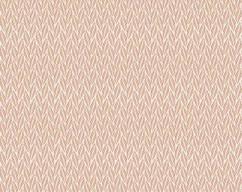 Evening on the Prairie Fabric: Geo Leaves in Beige Print by Modern Prairie for Riley Blake Designs, C16750-BEIGE