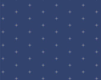 Starling, Art Gallery Fabrics Shining Star Dusk Print, by Maureen Cracknell for Art Gallery Fabrics, Fabric by the Yard