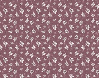 Renew Leaves Purple Quilting Cotton Fabric by Sandy Gervais for Riley Blake Designs, C17282-PURPLE