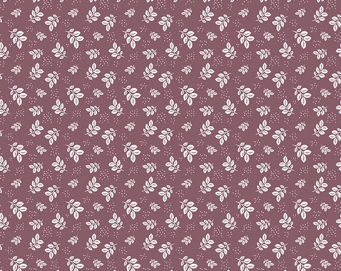 Renew Leaves Purple Quilting Cotton Fabric by Sandy Gervais for Riley Blake Designs, C17282-PURPLE