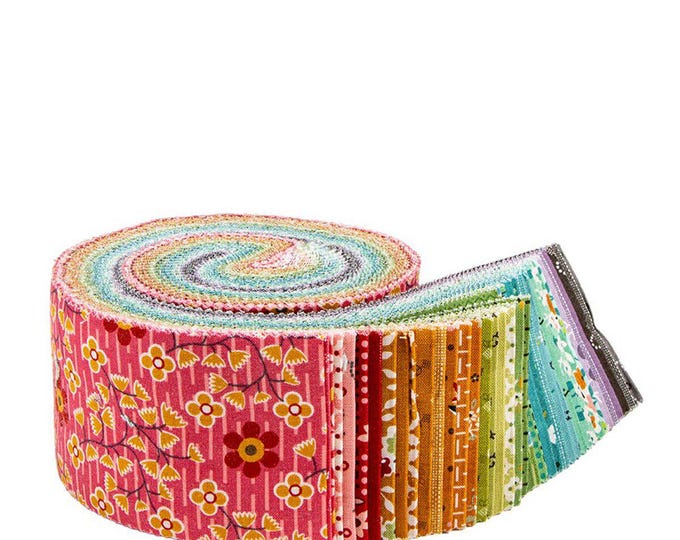 Featured listing image: PREORDER: 2 1/2" Rolie Polie, Gentler Times by Lori Holt for Riley Blake Designs